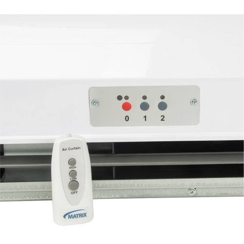 Rideau d'air avec t&eacute;l&eacute;commande, 2 vitesses Sidevic Inc.