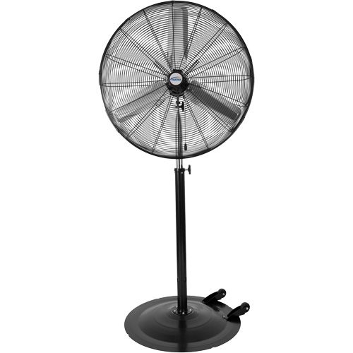 Ventilateur non oscillant sur socle avec roulettes, Industriel, 3 Vitesses, Diam&egrave;tre de 30" Sidevic Inc.