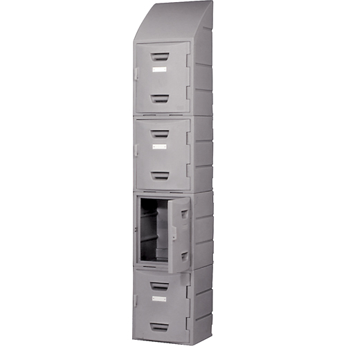 Locker, 15" x 15" x 31", Grey, Assembled Sidevic Inc.