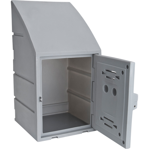 Locker, 15" x 15" x 31", Grey, Assembled Sidevic Inc.