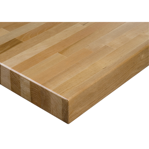 Laminated Hardwood Workbench Top, 72" W x 24" D, Square Edge, 1-3/4" Thick Sidevic Inc.