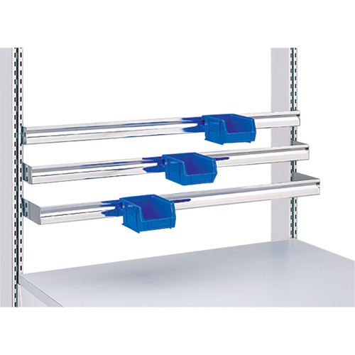 Modular Ergonomic Workstations - Light-Duty Parts Bin Rails Sidevic Inc.
