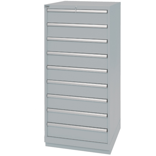 Armoires de rangement avec tiroirs, 9 tiroirs, 28-1/4" la x 28-1/2" p x 59-1/2" h, Gris Sidevic Inc.