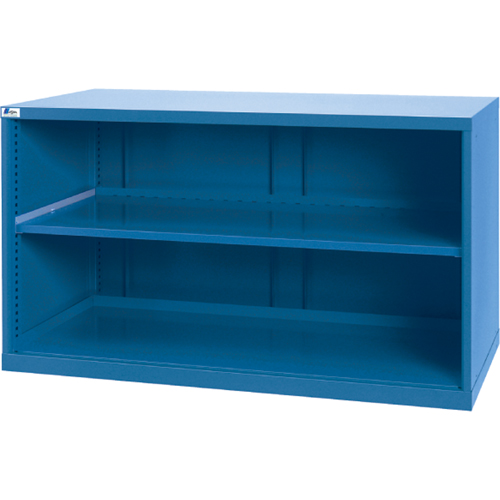 Shelf Cabinets, Steel, 33-1/2" H x 56-1/2" W x 28-1/2" D, Bright blue Sidevic Inc.