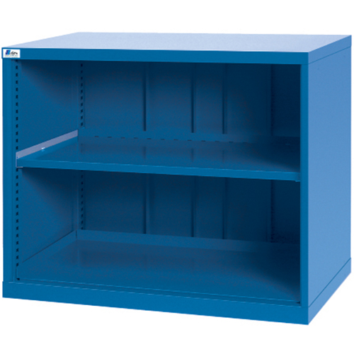 Shelf Cabinets, Steel, 33-1/2" H x 40-1/4" W x 22-1/2" D, Bright blue Sidevic Inc.