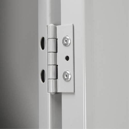 Clean Line Lockerette, 6 -tier, Bank of 4, 48" x 18" x 82", Steel, Charcoal, Rivet (Assembled) Sidevic Inc.