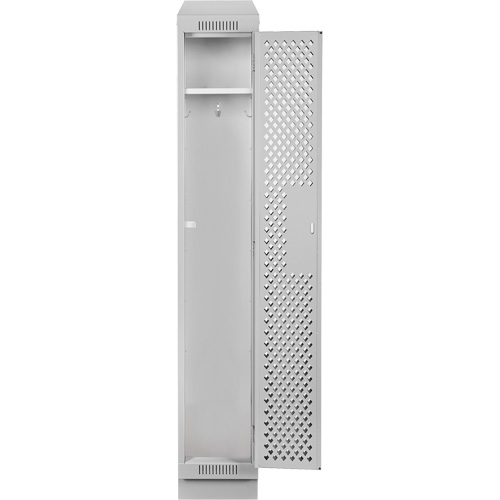 Casiers Clean Line, 12" x 15" x 82", Acier, Gris, Rivet (assembl&eacute;), Perfor&eacute; Sidevic Inc.