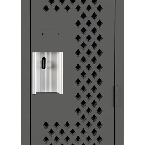 Casiers Clean Line, Bloc de 3, 36" x 15" x 72", Acier, Charbon, Rivet (assembl&eacute;), Perfor&eacute; Sidevic Inc.
