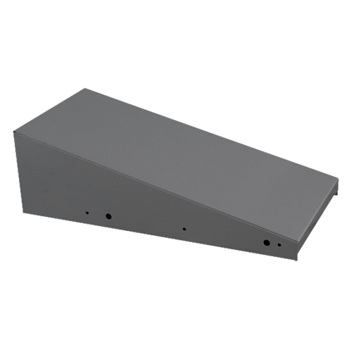 Clean Line Economy Lockers Slope Top, 1 Bank, 18" D x 12" W x 6" H, Steel Sidevic Inc.