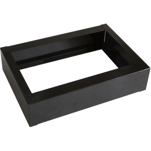 Base encastr&eacute;e pour casiers robustes enti&egrave;rement soud&eacute;e Concorde, 1 Blocs, 4" lo x 12" la x 17" p, Noir, Acier Sidevic Inc.