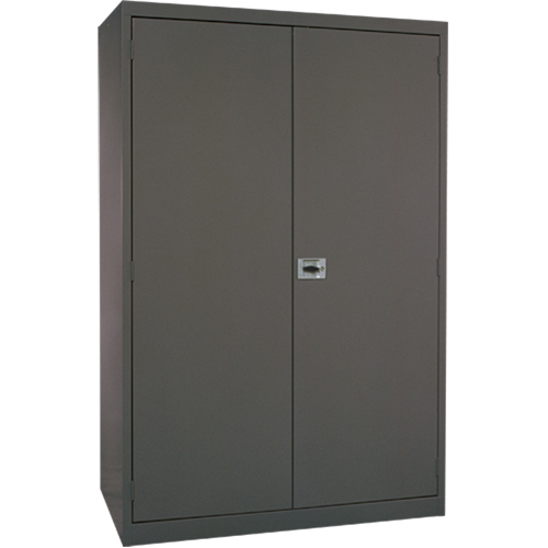 Armoires de rangement Hi-Boy profondes, Acier, 4 Tablettes, 72" h x 36" la x 24" P, Charbon Sidevic Inc.