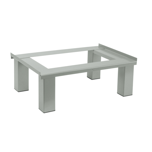 Free Standing Base, 1 Banks, 6" H x 12" W x 18" D, Grey, Steel Sidevic Inc.