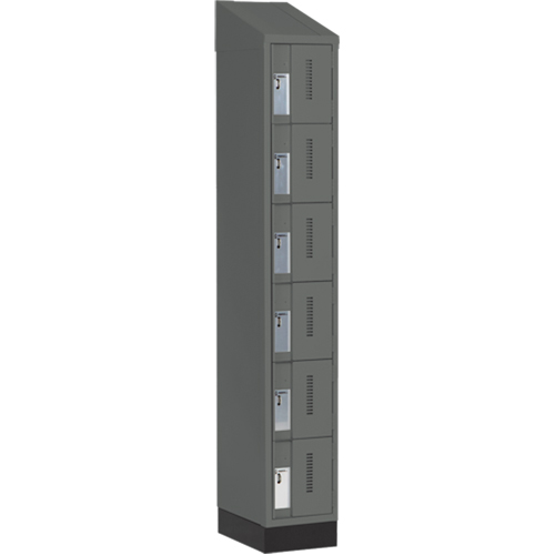 Casiers robustes Concorde, 6 niveaux, 12" x 18" x 82", Acier, Charbon, Soud&eacute; (assembl&eacute;) Sidevic Inc.
