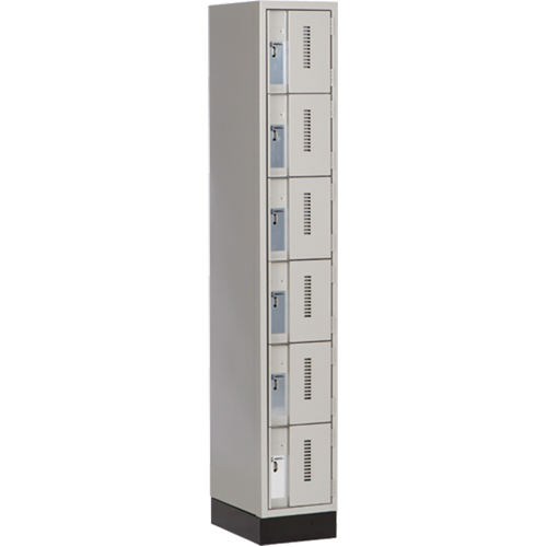 Casiers robustes Concorde, 6 niveaux, 12" x 18" x 76", Acier, Gris, Soud&eacute; (assembl&eacute;) Sidevic Inc.