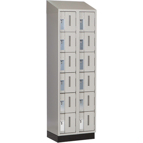 Casiers robustes Concorde, 6 niveaux, Bloc de 2, 24" x 18" x 82", Acier, Gris, Soud&eacute; (assembl&eacute;) Sidevic Inc.