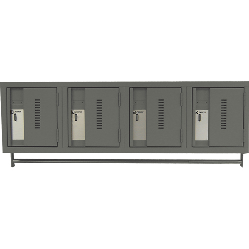 Casiers muraux robustes, Bloc de 4, 18" x 12" x 12", Acier Sidevic Inc.
