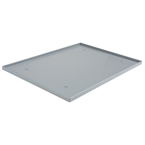 Fond de casier, Convient aux casiers 12" x 18", Gris fonc&eacute;, Plastique Sidevic Inc.