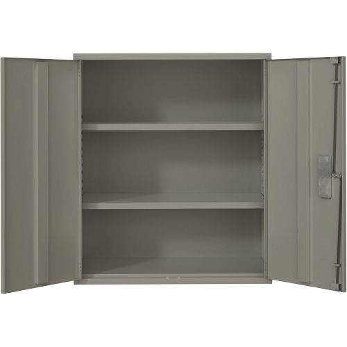Armoire de rangement Lo-Boy, Acier, 2 Tablettes, 40" h x 36" la x 18" P, Gris Sidevic Inc.