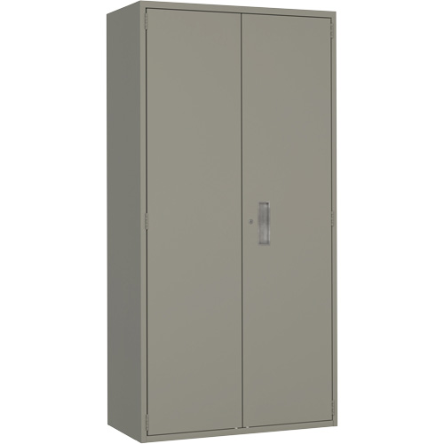 Hi-Boy Storage Cabinet, Steel, 4 Shelves, 72" H x 36" W x 18" D, Grey Sidevic Inc.