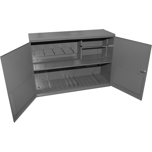 Armoire pour accessoires abrasifs, Acier, 2 tiroirs, 33-3/4" x 11-7/8" x 23-7/8", Gris Sidevic Inc.
