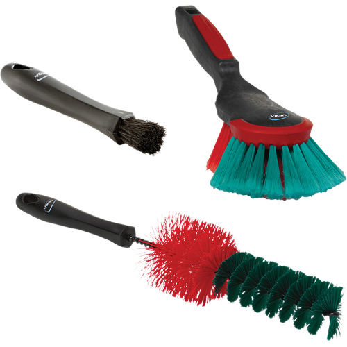 Ensemble de brosses pour l'int&eacute;rieur et l'ext&eacute;rieur des v&eacute;hicules de la s&eacute;rie Transport Sidevic Inc.