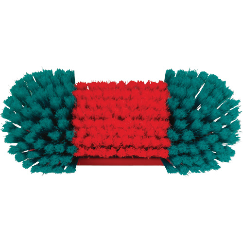 Brosse avec t&ecirc;te ajustable et alimentation en eau pour v&eacute;hicules de la s&eacute;rie Transport Sidevic Inc.