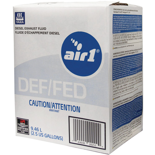 Fluide pour &eacute;chappement diesel Air1, 9,46 L, Cruche Sidevic Inc.