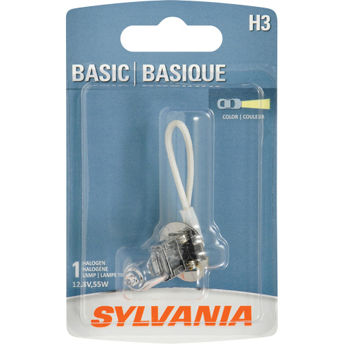 Ampoule de base pour feu avant H3, Halog&egrave;ne, 45 W, Blanc cass&eacute; Sidevic Inc.