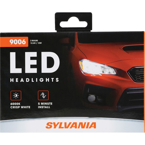 9006 Ampoule pour feu avant, DEL, 13,2 W/17 W, Blanc Sidevic Inc.
