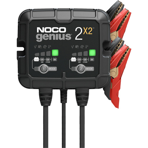 Chargeur de batterie 2 sorties de 4 A Genius 2X2 Sidevic Inc.