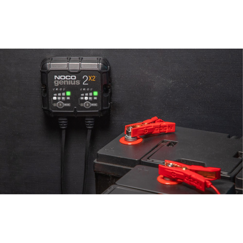 Chargeur de batterie 2 sorties de 4 A Genius 2X2 Sidevic Inc.