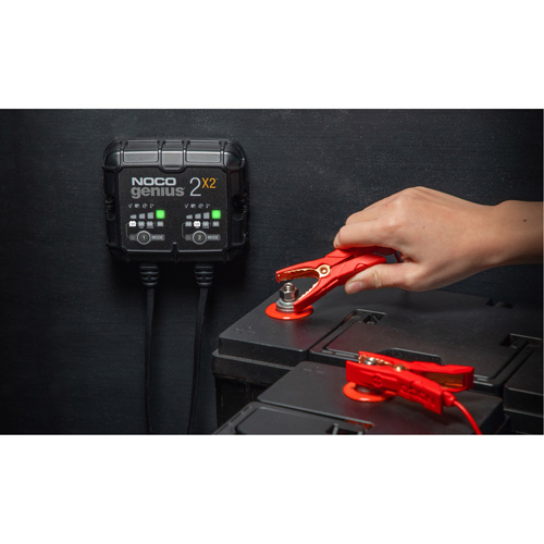 Chargeur de batterie 2 sorties de 4 A Genius 2X2 Sidevic Inc.