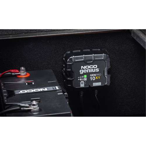 Chargeur de batterie embarqu&eacute; &agrave; 1 sortie de 10 amp&egrave;res GenPro10X1 Genius Sidevic Inc.