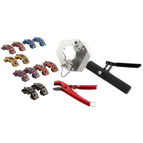 Ensemble sertisseur hydraulique pour tuyaux de climatisation Sidevic Inc.