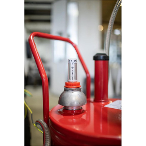 25-Gallon Steel Fuel Caddy with 2-Way Rotary Pump Sidevic Inc.