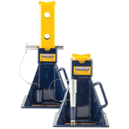 Chandelles de support pour v&eacute;hicule, Tige verrouillable, Capacit&eacute; de 25 tonnes Sidevic Inc.