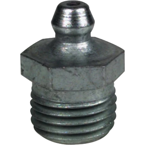Straight Extra-Short Grease Fitting, Steel, 0.25 NPT Thread Sidevic Inc.
