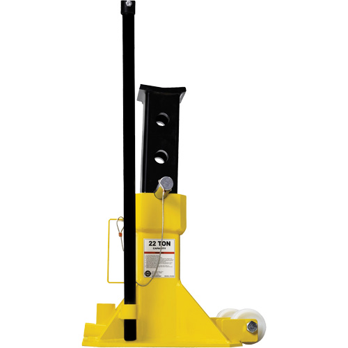 EZ-Wheel Jack Stand, Locking Pin, 22 Tons Capacity, 13-1/2" - 20" H Sidevic Inc.