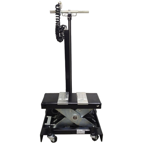 Low Profile Floor Service Jack, 12 Ton(s) Capacity, 7-1/2" Lowered, 15" Raised, Air Hydraulic Sidevic Inc.