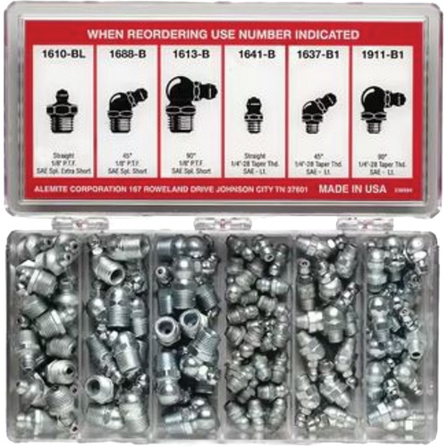 96-Piece Fitting Assortment with Box Sidevic Inc.