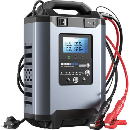 Alimentation stable 90 A et chargeur intelligent 12 V/24 V Tornado90000 Sidevic Inc.