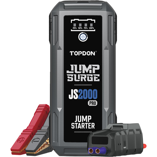 JumpSurge2000Pro 2500 Peak Amp Battery Jump Starter, Power Bank & Flashlight Sidevic Inc.