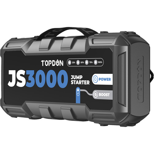 Survolteur, banque d'alimentation et lampe de poche JumpSurge3000 Sidevic Inc.