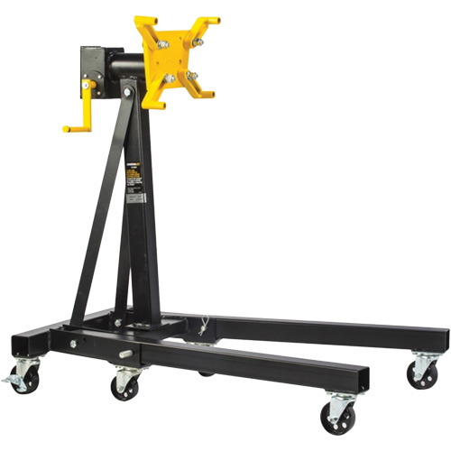 1250 lbs. Rotating Head & Folding Engine Stand, 42-3/4" H Sidevic Inc.