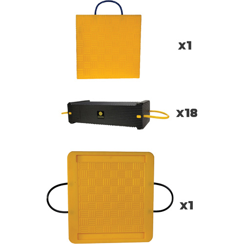 20-Piece CribLok Composite Cribbing System Kit Sidevic Inc.