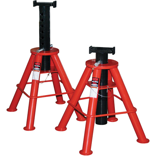High Height Jack Stand, Locking Pin, 10 Tons Capacity, 28" - 47" H Sidevic Inc.