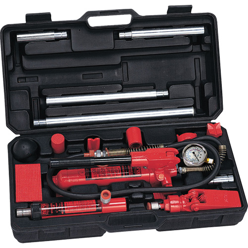 Trousse de r&eacute;paration pour collision et entretien, capacit&eacute; 4 tonnes, avec adaptateurs forg&eacute;s Sidevic Inc.
