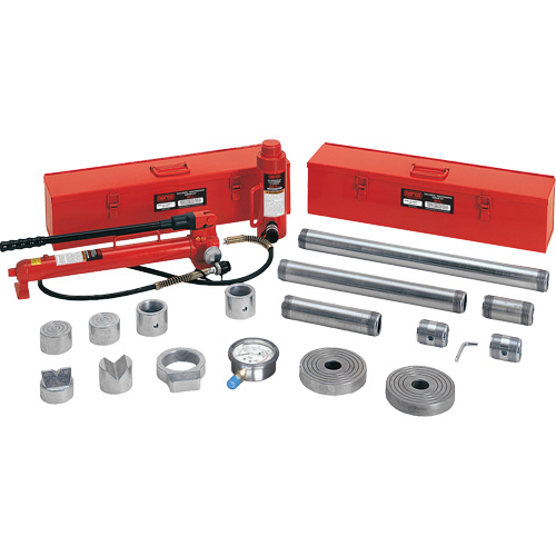 20-Ton Capacity Collision/Maintenance Repair Kit with Forged Adapters Sidevic Inc.