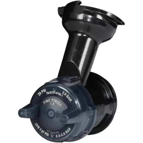 Performance Gravity Fine Finish Atomizing Head - Clear Sidevic Inc.