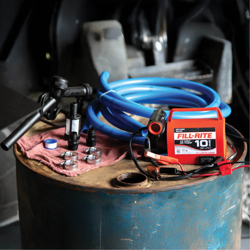 12V DC Fuel Transfer Pump with Nozzle Sidevic Inc.